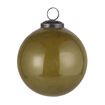 Boule de Noël en Verre Vert Automne - Diam 9,5 cm - IB LAURSEN