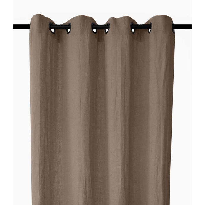 Rideaux à Oeillets ALLEGRO en Lin Lavé - 140x280 Vent du Sud à -50%