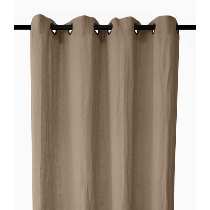 Rideaux à Oeillets ALLEGRO en Lin Lavé - 140x280 Vent du Sud à -50%