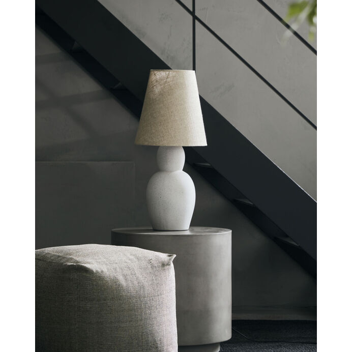 Lampe de table avec abat-jour en lin ORGA Sable