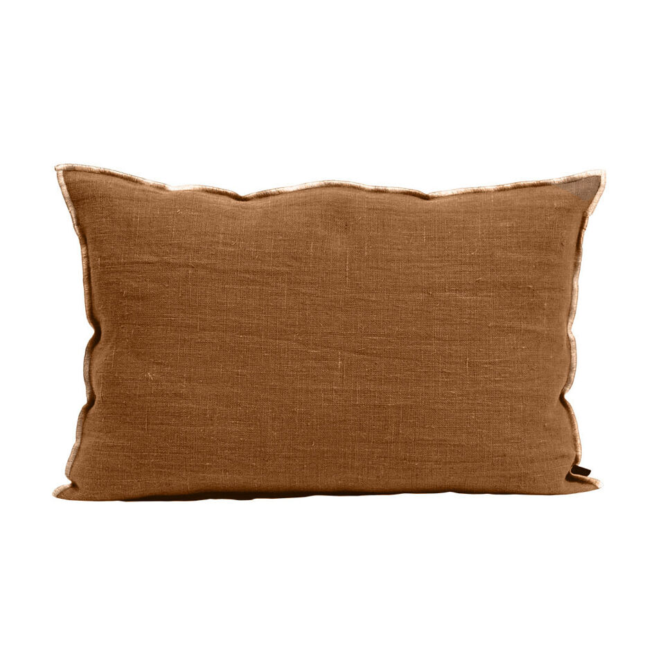 Housse de Coussin CHENNAI en Lin Lavé - HARMONY HAOMY 