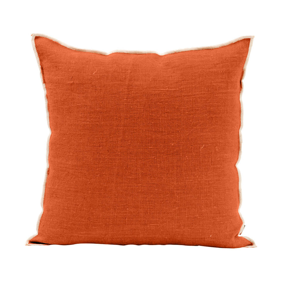 Housse de Coussin CHENNAI en Lin Lavé - HARMONY HAOMY 