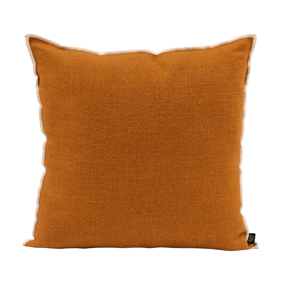 Housse de Coussin CHENNAI en Lin Lavé - HARMONY HAOMY 