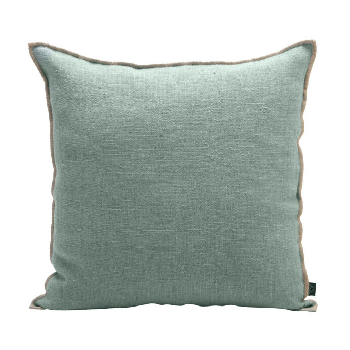 Harmony Textile - Haomy Housse de Coussin CHENNAI en Lin Lavé