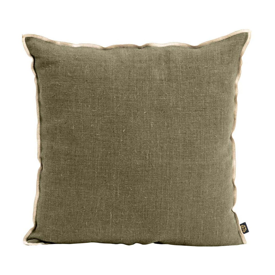 Housse de Coussin CHENNAI en Lin Lavé - HARMONY HAOMY 