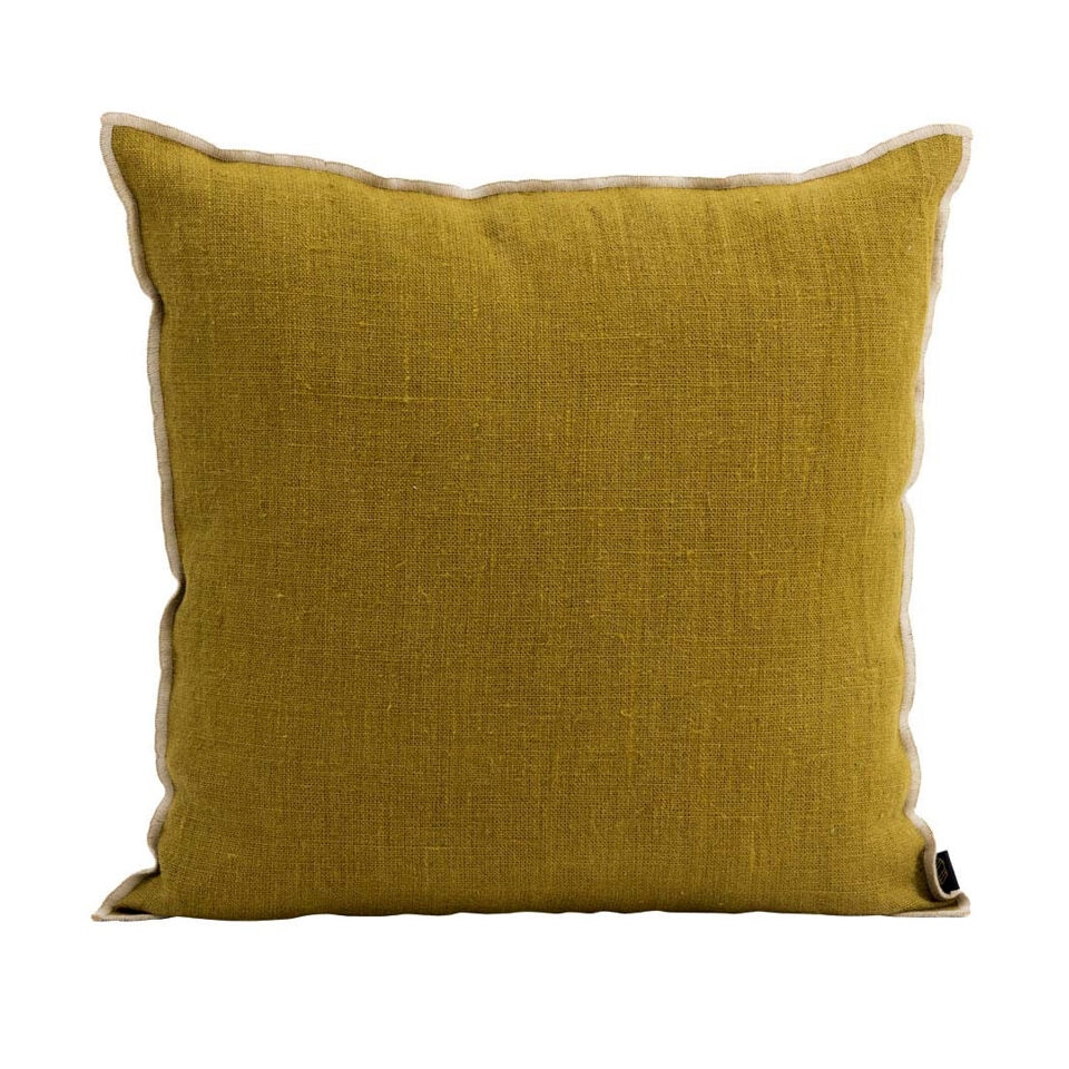 Housse de Coussin CHENNAI en Lin Lavé - HARMONY HAOMY 