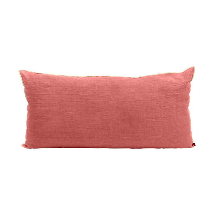 Harmony Textile - Haomy Housse de Coussin CHENNAI en Lin Lavé