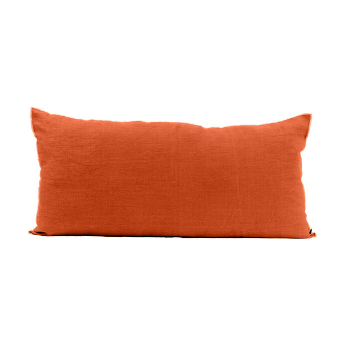 Harmony Textile - Haomy Housse de Coussin CHENNAI en Lin Lavé