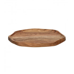 Plateau en bois d'acacia SAVANNA - 37x34.5x2.5 cm - POMAX