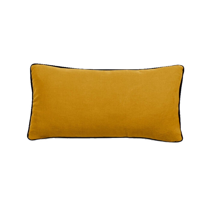 Vent du Sud Housse de Coussin PRELUDE Face Lin et Face Coton