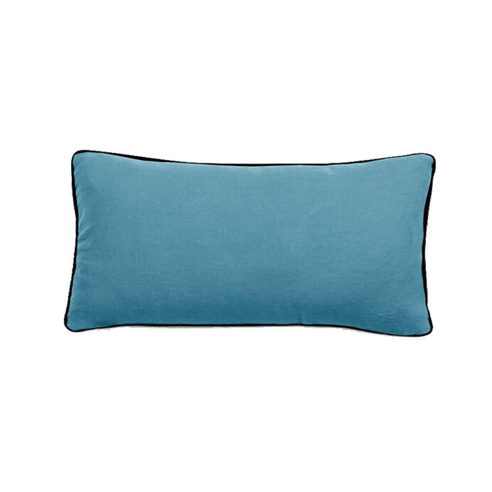 Vent du Sud Housse de Coussin PRELUDE Face Lin et Face Coton
