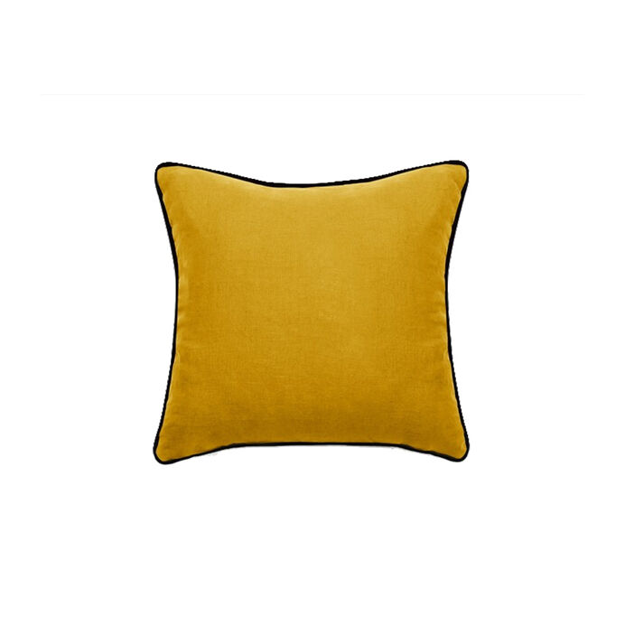 Vent du Sud Housse de Coussin PRELUDE Face Lin et Face Coton
