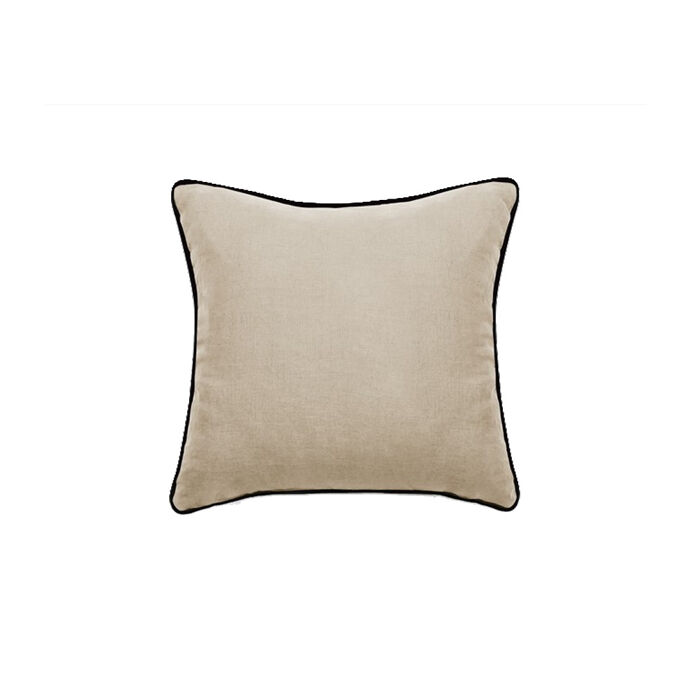 Vent du Sud Housse de Coussin PRELUDE Face Lin et Face Coton