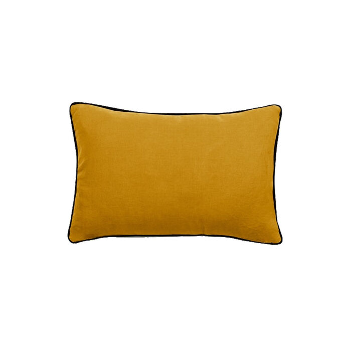 Vent du Sud Housse de Coussin PRELUDE Face Lin et Face Coton