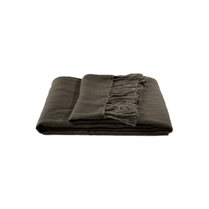 Plaid ALLEGRO en Lin Lavé - 140X200 Vent du Sud à -40%