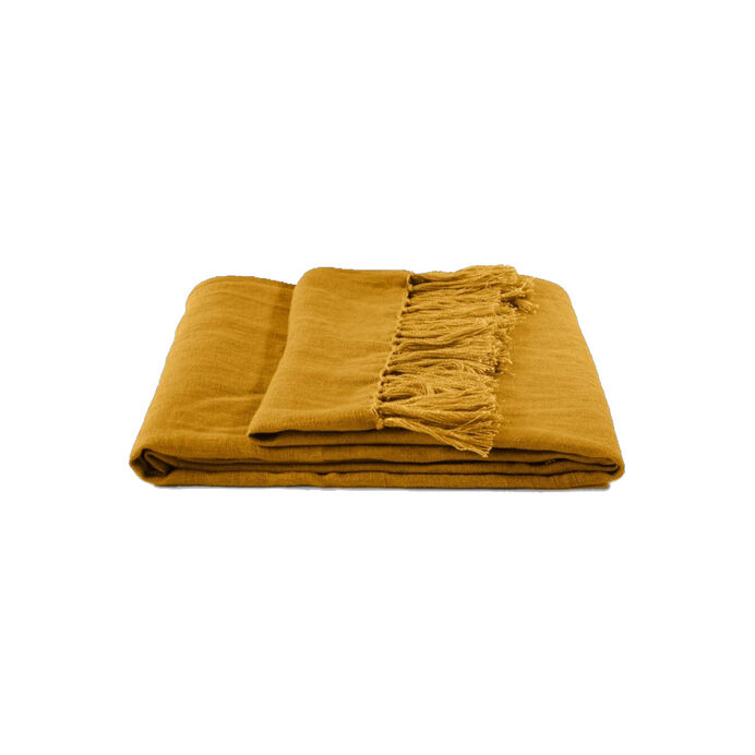 Plaid ALLEGRO en Lin Lavé - 140X200 Vent du Sud à -40%