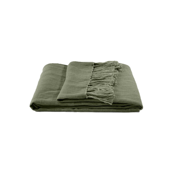 Plaid ALLEGRO en Lin Lavé - 140X200 Vent du Sud à -40%