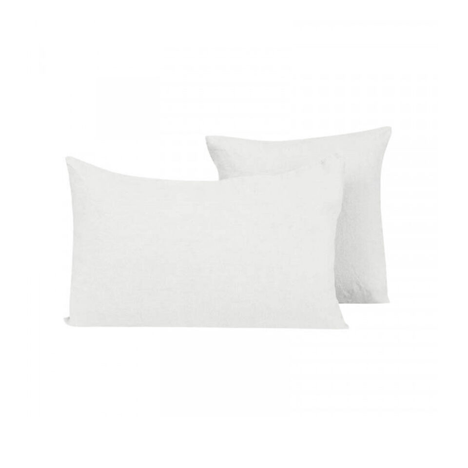 Housse de Coussin PORTICCIO en Lin Lavé - HARMONY HAOMY Couleur:Ivoire 