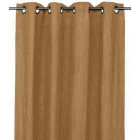 Rideaux à Oeillets PORTICCIO en Lin Lavé - 140x280 - HARMONY HAOMY 