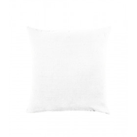 Housse de Coussin XXL PORTICCIO en Lin Lavé - HARMONY HAOMY Couleur:Blanc Dimensions:80 x 80