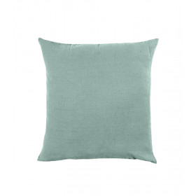 Housse de Coussin XXL PORTICCIO en Lin Lavé - HARMONY HAOMY Couleur:Céladon Dimensions:80 x 80