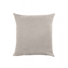 Housse de Coussin XXL PORTICCIO en Lin Lavé - HARMONY HAOMY Couleur:Naturel Dimensions:80 x 80