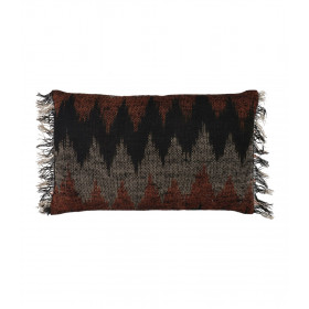 Coussin WOUT en Coton Frangé - 50x30 - POMAX