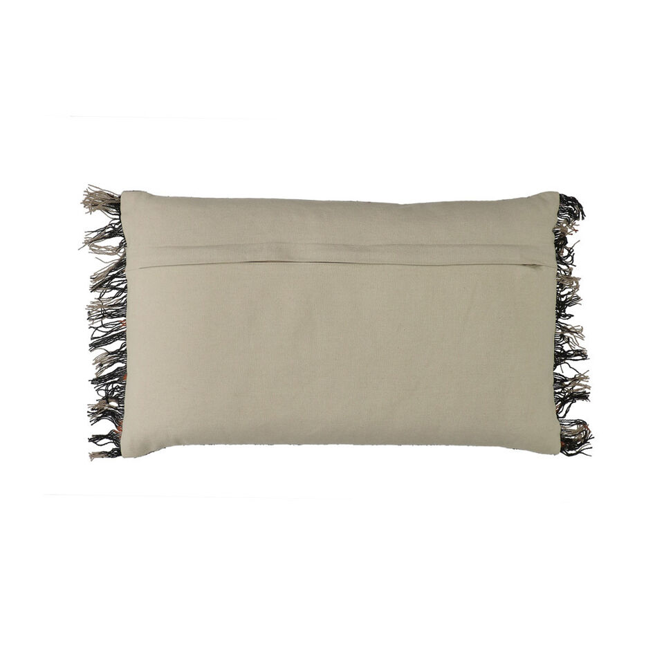 Coussin WOUT en Coton Frangé - 50x30 - POMAX