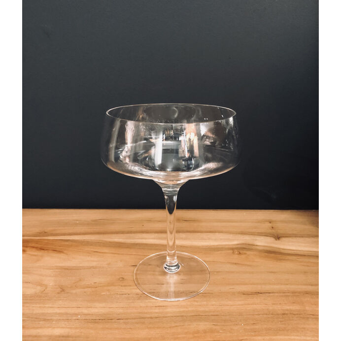 Coupe de Champagne Transparente - Diam 12 x H 16 cm - POMAX