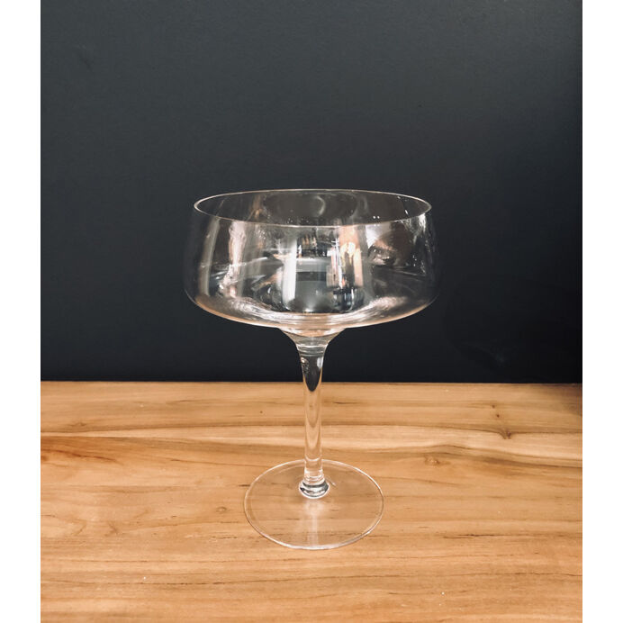 Coupe de Champagne Transparente  - Diam 12 x H 16 cm - POMAX