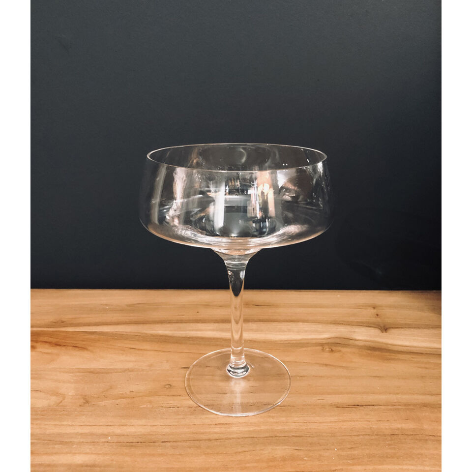 Coupe de Champagne Transparente  - Diam 12 x H 16 cm - POMAX