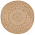 Tapis rond en corde Patna Naturel Diam 120 