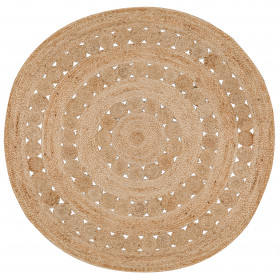 Tapis rond en corde Patna Naturel Diam 120 