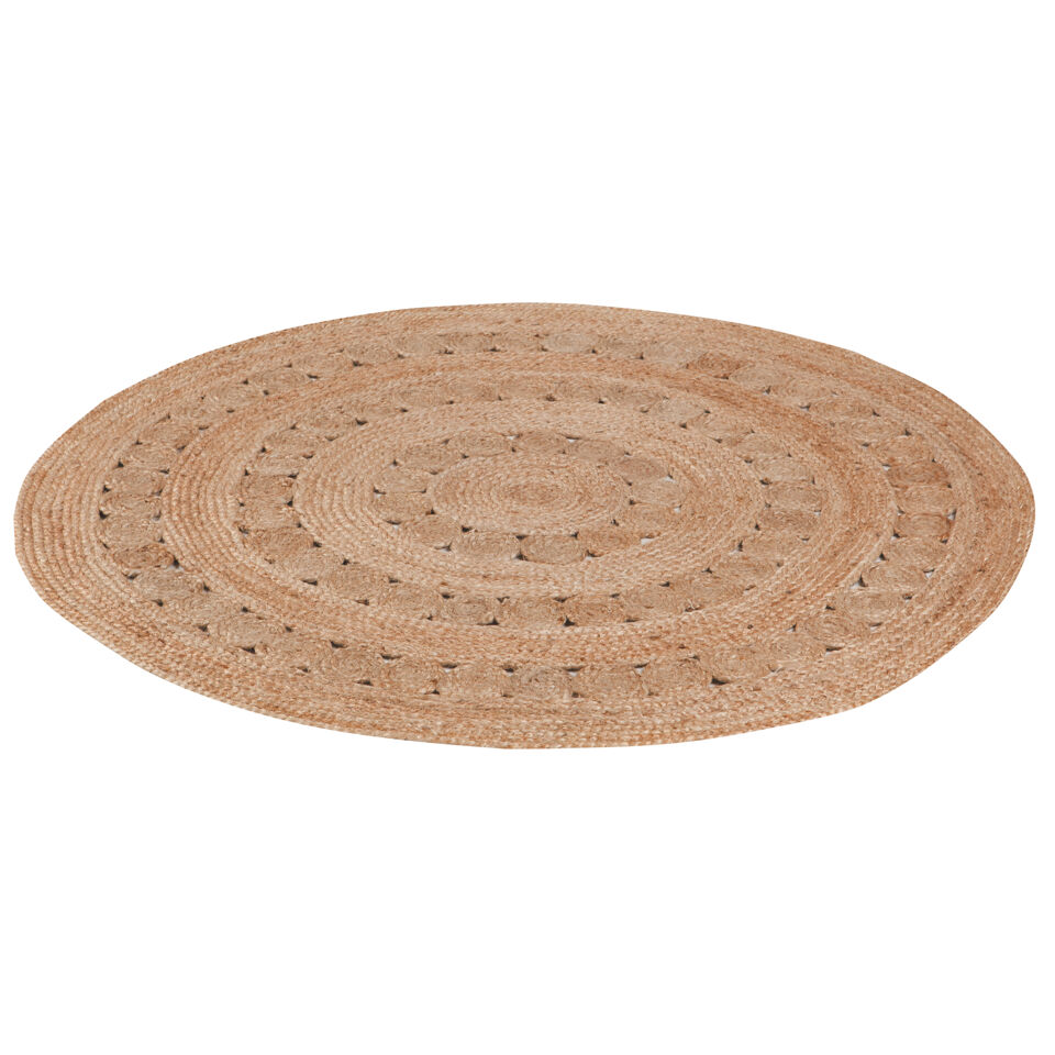 Tapis rond en corde Patna Naturel Diam 120 