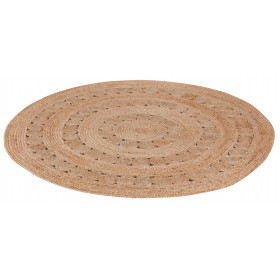 Tapis rond en corde Patna Naturel Diam 120 