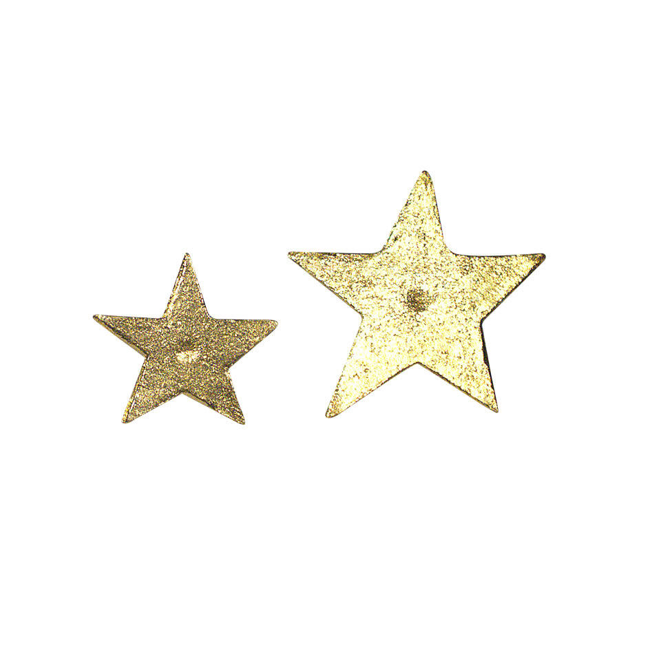 Clou étoile en laiton doré - 2 tailles - BONCOEURS