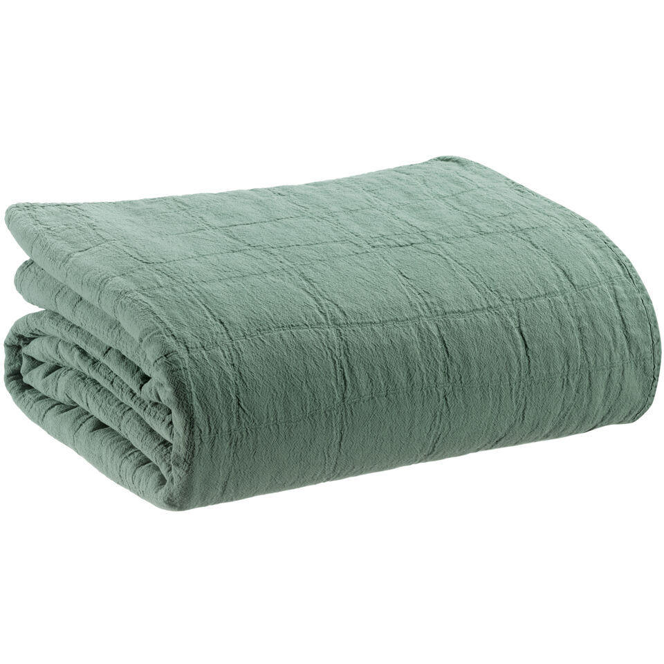 Jeté de lit en coton recyclé Titou