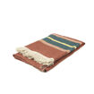 The Belgian Towel Fouta Old Rose en Lin Lavé