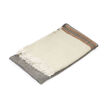 The Belgian Towel Fouta Beeswax Stripe en Lin Lavé