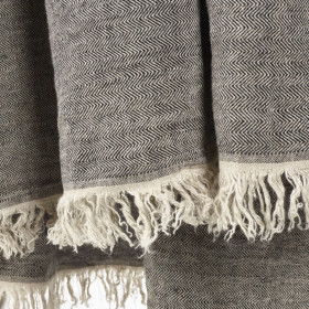 The Belgian Towel Fouta Tack stripe en lin lavé - LIBECO