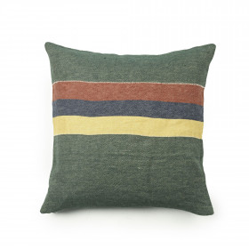 The Belgian pillow housse de coussin 50x50 Spruce en lin lavé - LIBECO