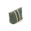 The Belgian Pouch Mini-pochette Spruce Lin Lavé 