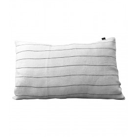 Housse de Coussin CALVI en Lin Lavé - HARMONY HAOMY Couleur:Blanc Dimensions:40 x 60