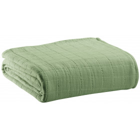 Jeté de lit en coton recyclé Lisa