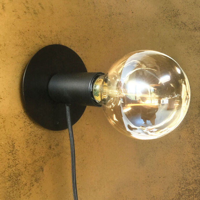 Lampe magnétique / noir - ampoule incluse