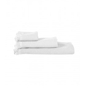 Serviette de Bain Éponge TIMOR 100% Coton Nid d'Abeille - HARMONY HAOMY Couleur:Blanc 