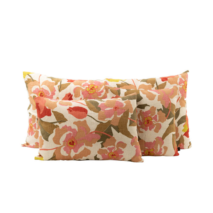 Harmony Textile - Haomy Housse de Coussin IBIZA en Lin Lavé