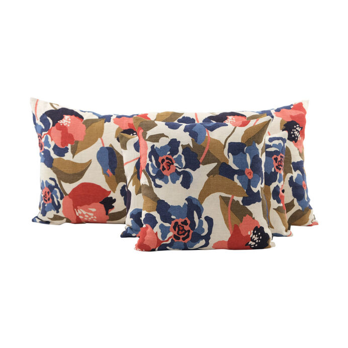 Harmony Textile - Haomy Housse de Coussin IBIZA en Lin Lavé