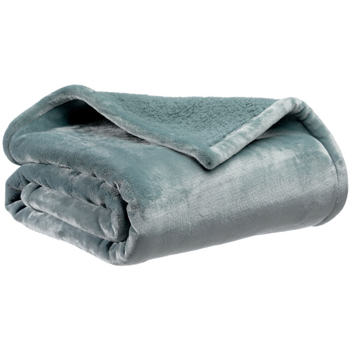 Couvre lit et Plaid Microfibre MICHKA - Vivaraise | Impression lin