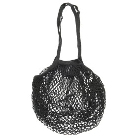 Sac filet à provision rond noir en coton - IB LAURSEN